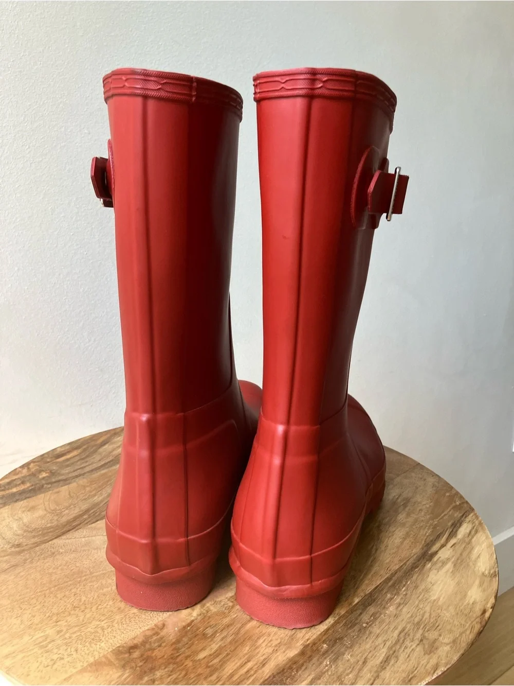 Hunter | Men’s Original Short Wellington Rain Boot Red Unisex size 44